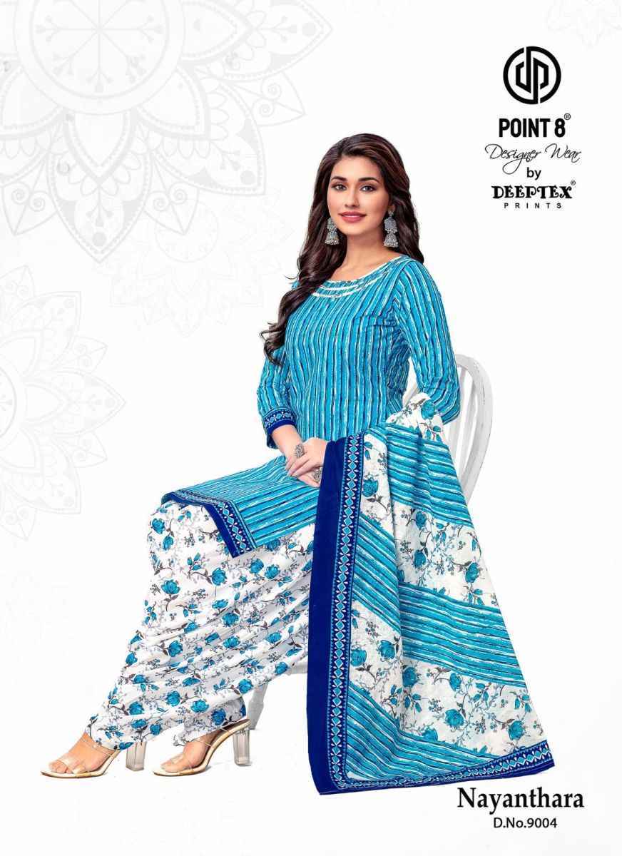 Deeptex Prints Nayanthara Vol-9 Readymade Wholesale Cotton Suit ( 10 Pc Catalog )