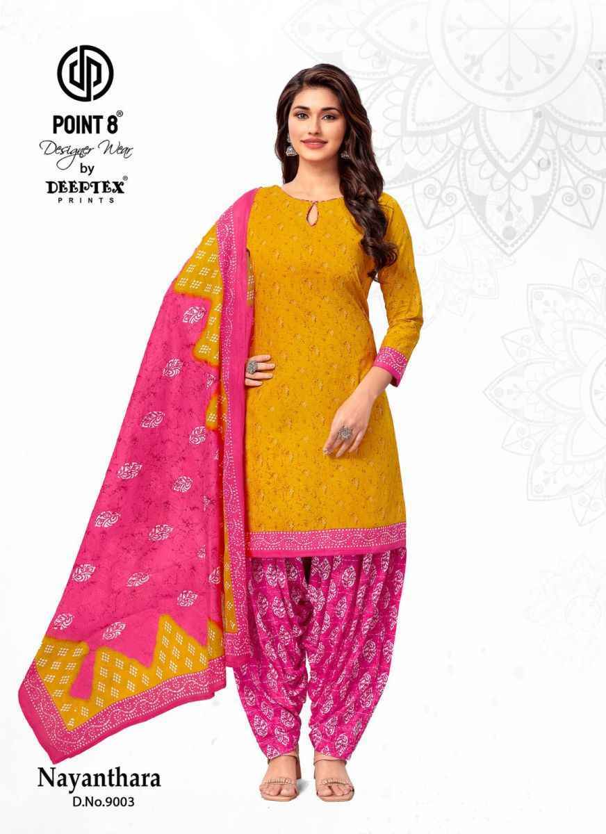 Deeptex Prints Nayanthara Vol-9 Readymade Wholesale Cotton Suit ( 10 Pc Catalog )