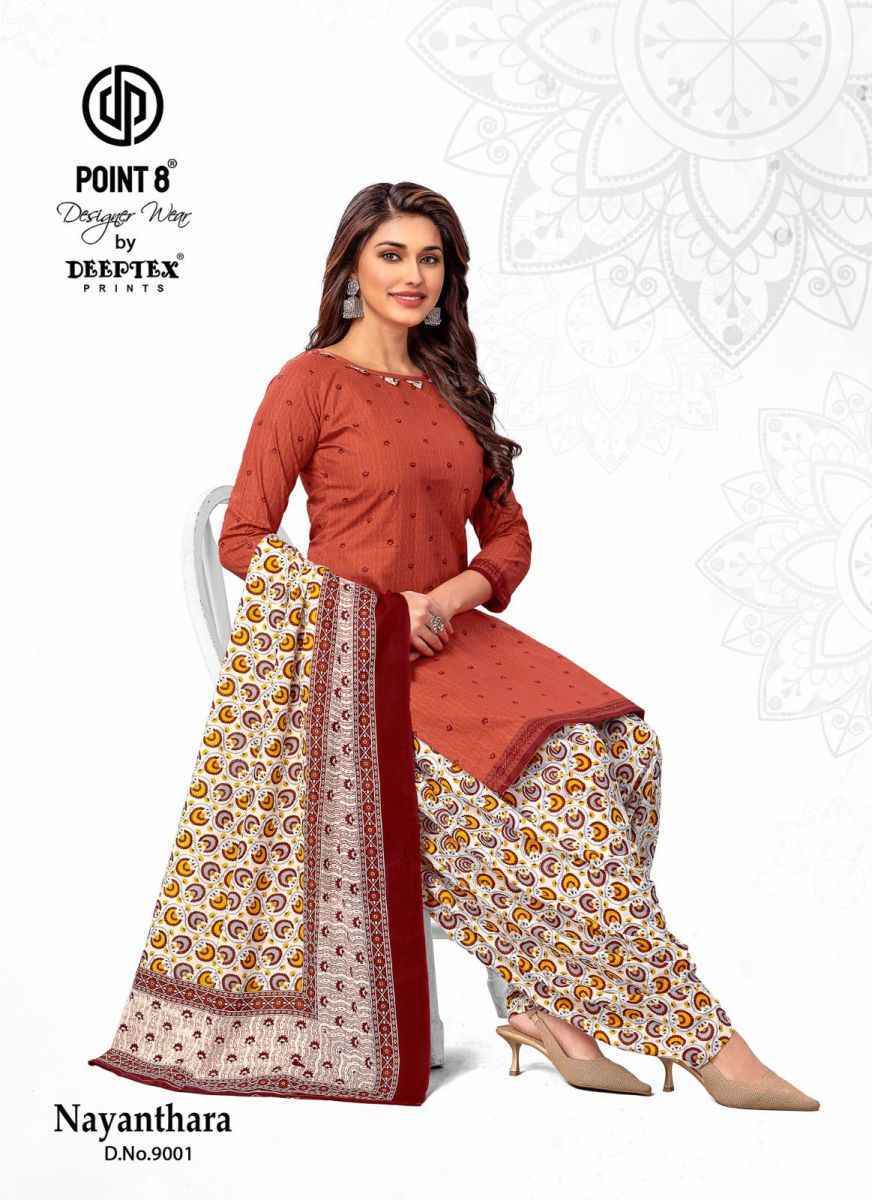 Deeptex Prints Nayanthara Vol-9 Readymade Wholesale Cotton Suit ( 10 Pc Catalog )