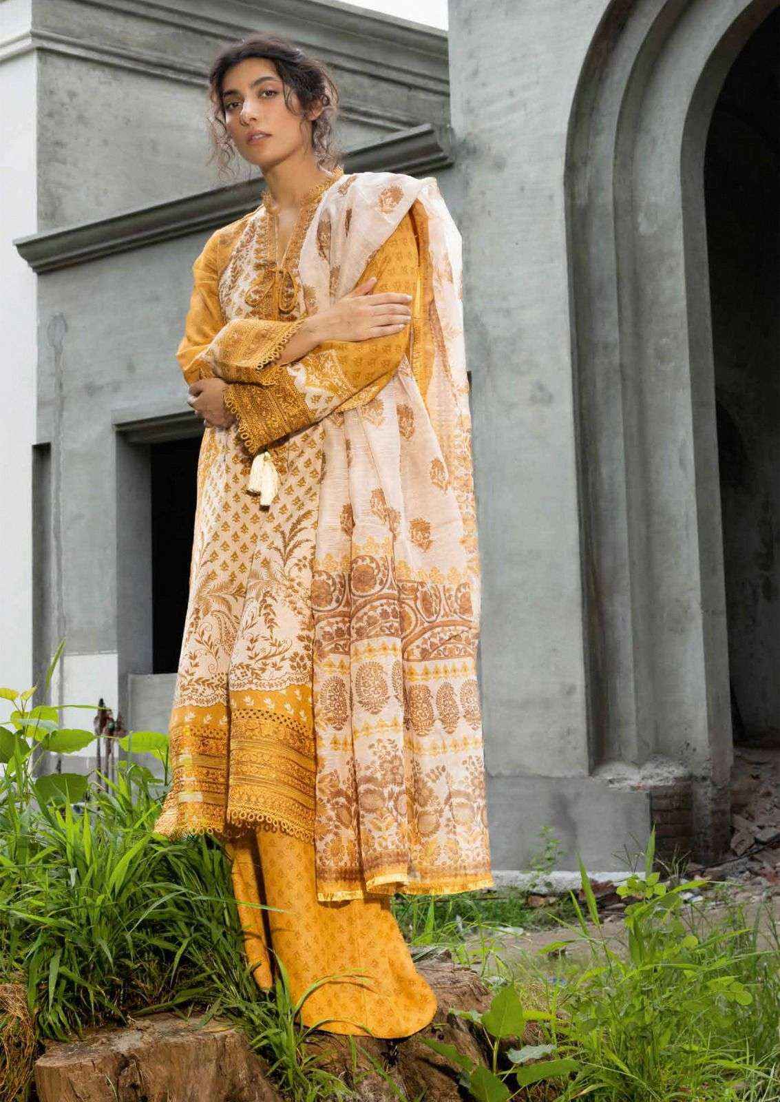 Jade Crimson Exclusive Heavy Lawn Collection Vol 11 Cotton Ladies Dress Material ( 6 pc Cataloge )