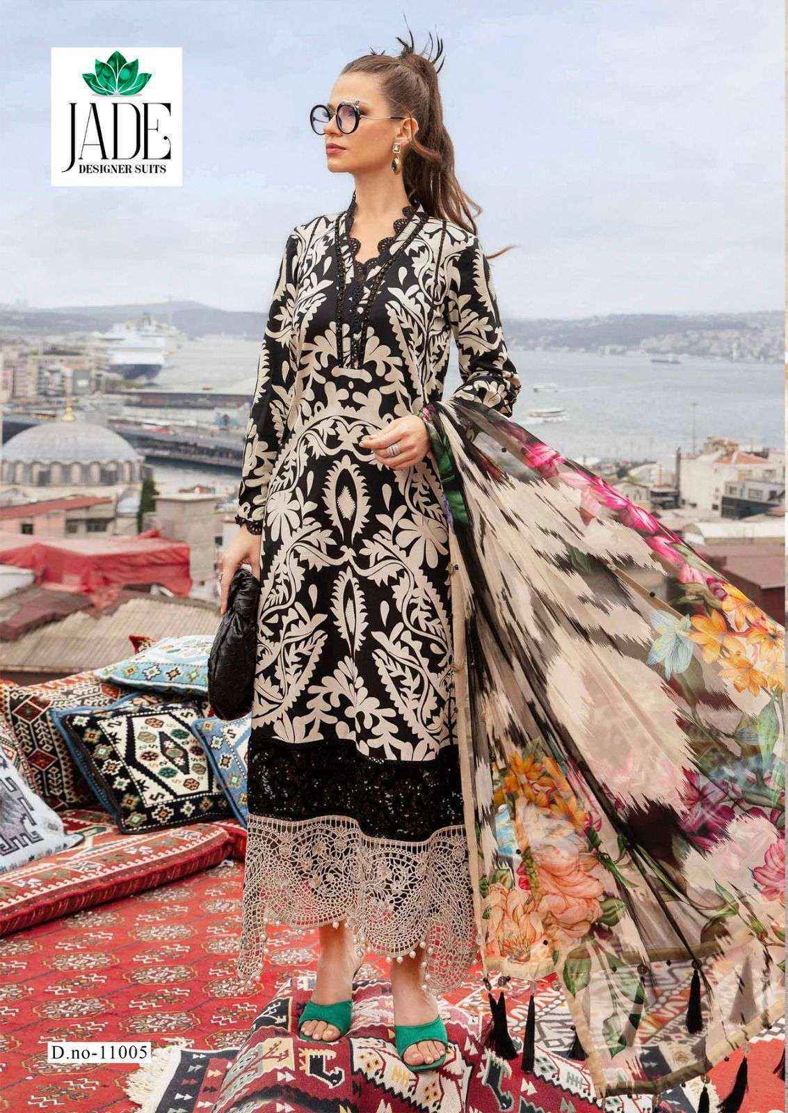 Jade Crimson Exclusive Heavy Lawn Collection Vol 11 Cotton Ladies Dress Material ( 6 pc Cataloge )