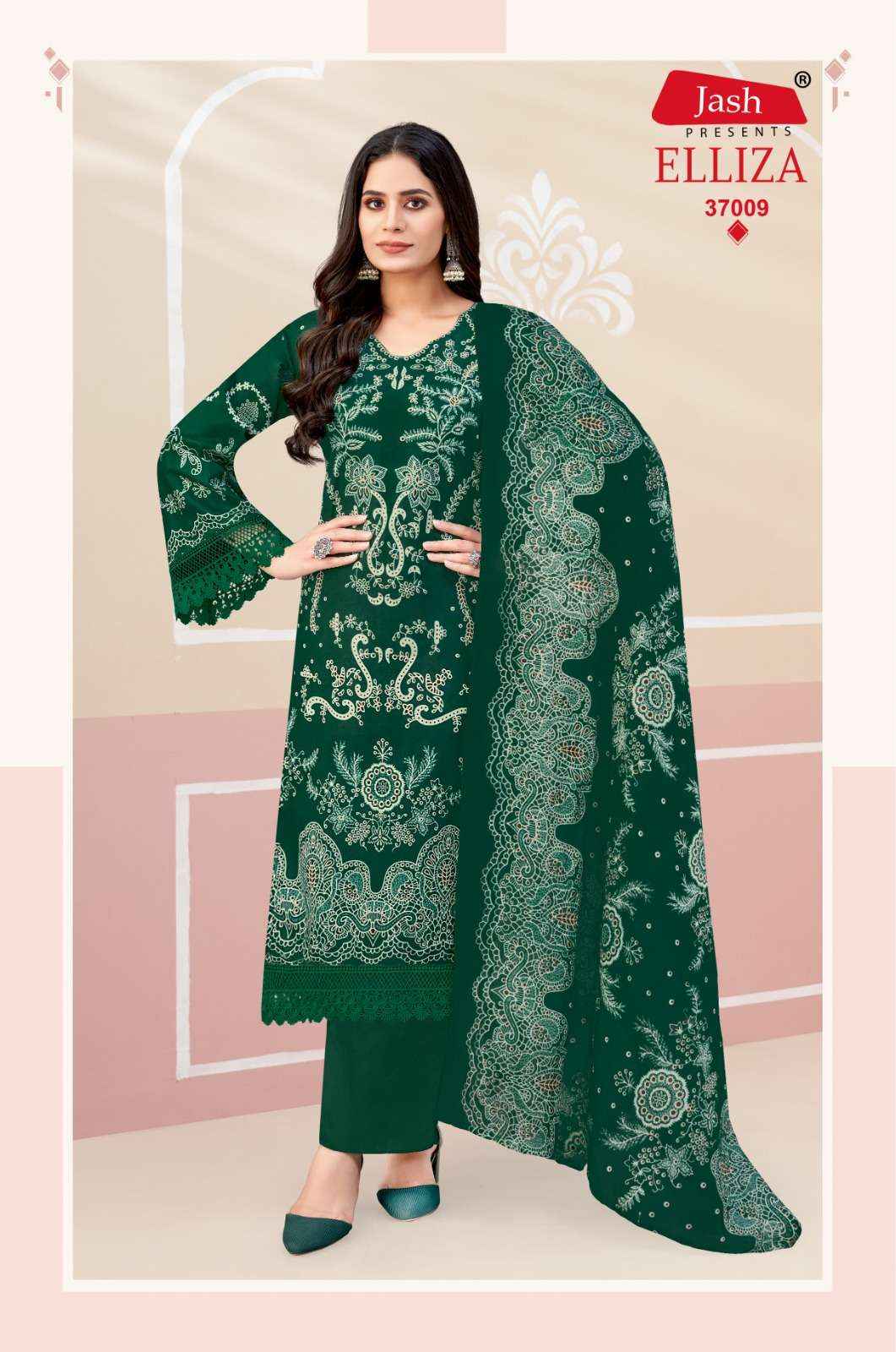 JASH ELLIZA VOL 37 COTTON PAKISTANI DRESS MATERIAL ( 10 PCS CATALOG )