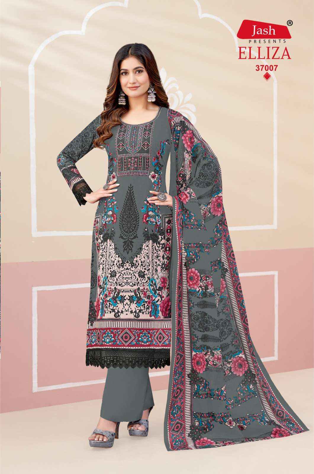 JASH ELLIZA VOL 37 COTTON PAKISTANI DRESS MATERIAL ( 10 PCS CATALOG )