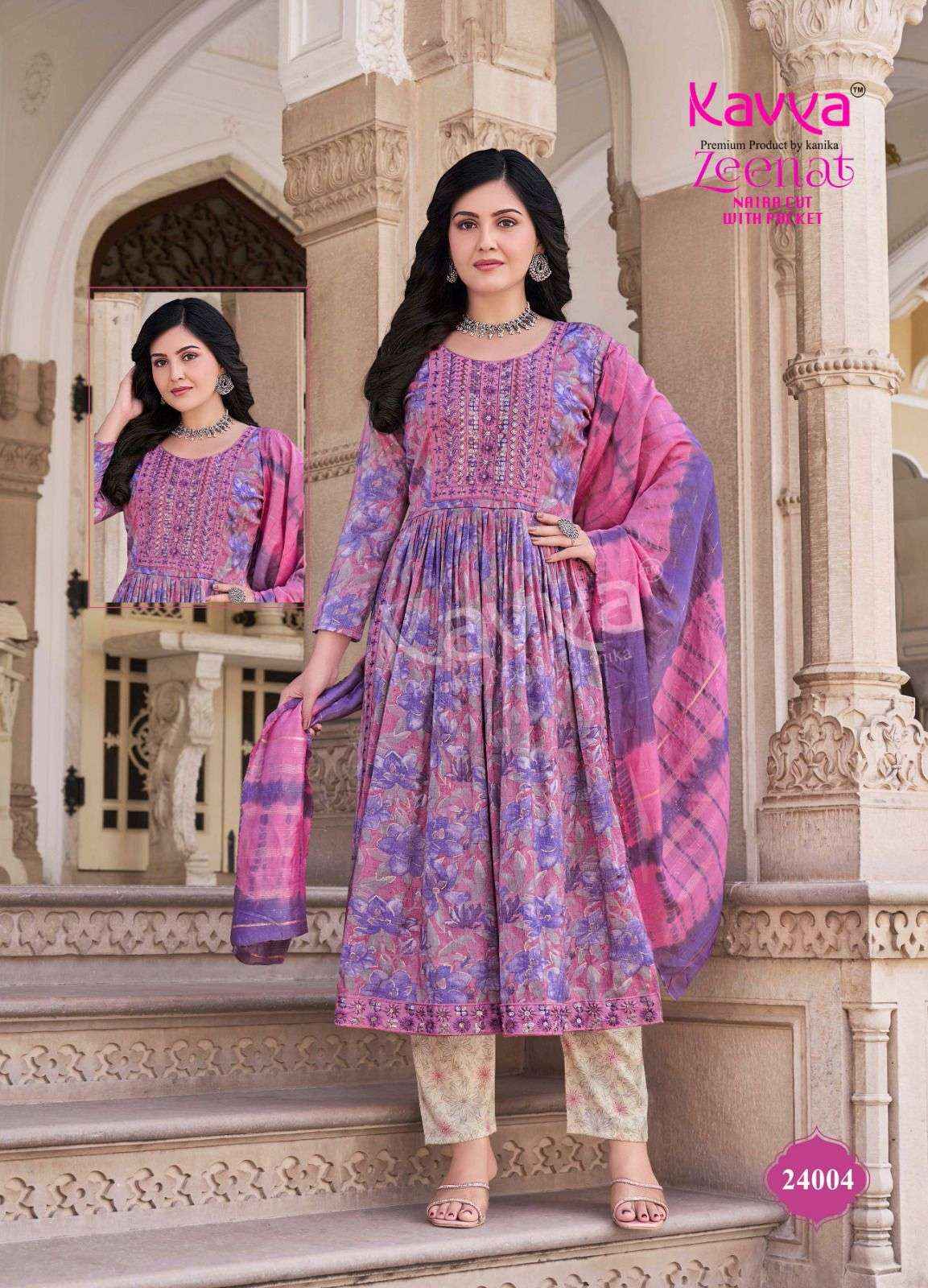 KAVYA ZEENAT VOL 24 DESIGNER READYMADE SUITS ( 10 PCS CATALOG )