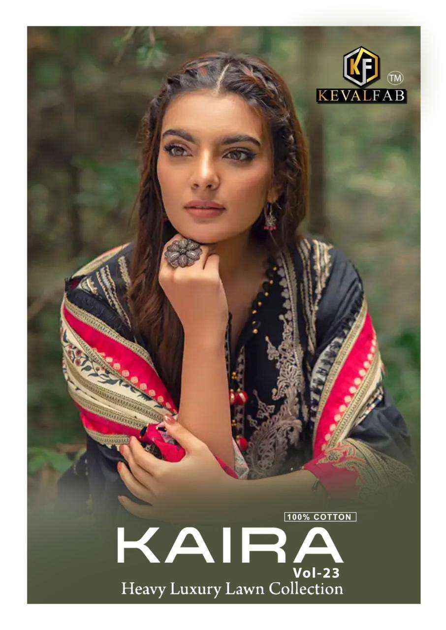 KEVAL FAB KAIRA VOL 23 WHOLESALE PAKISTANI SALWAR KAMEEZ ( 6 PCS CATALOG )