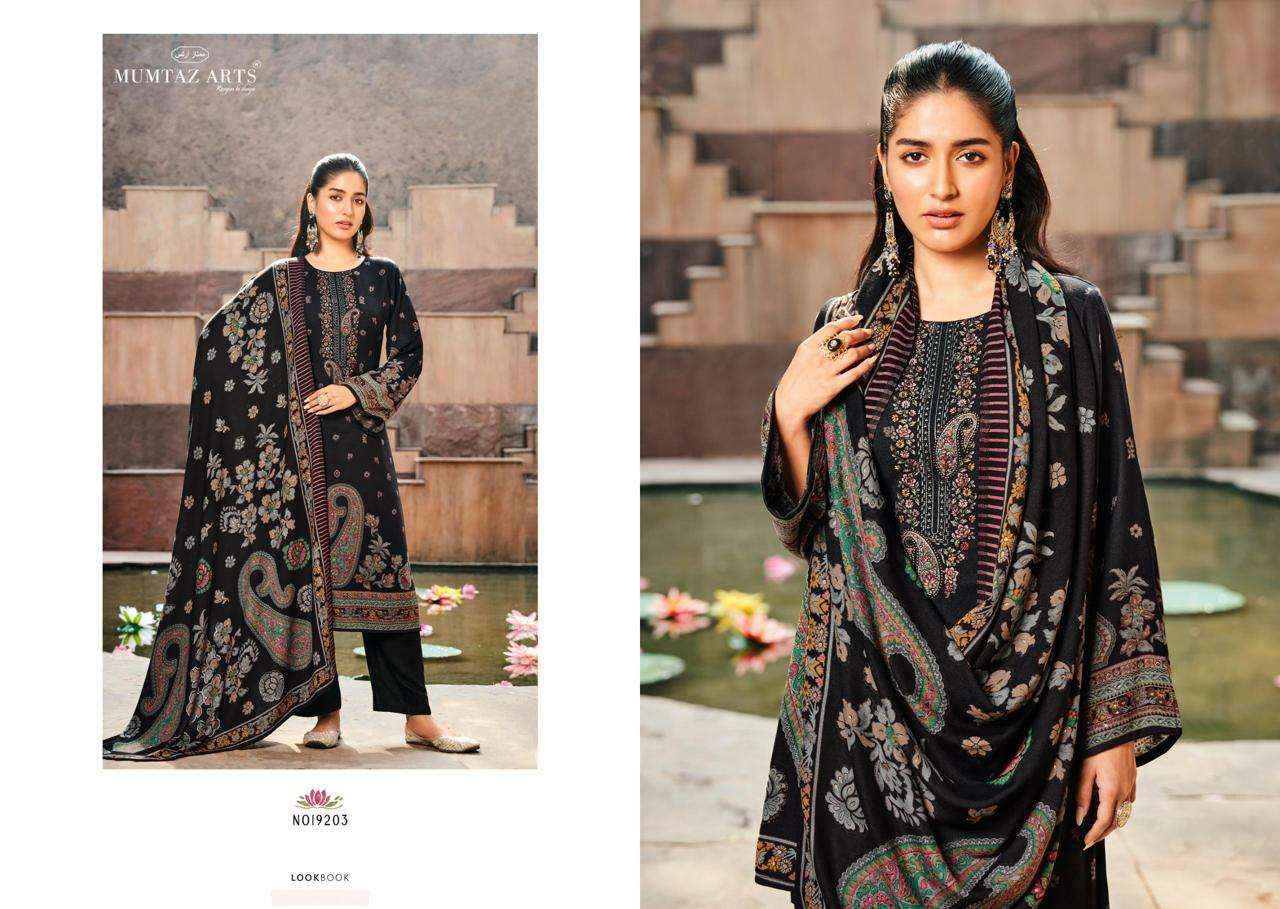 Mumtaz Arts Naqush Fancy Pashmina Salwar Suit Wholesale price ( 6 pcs catalog )