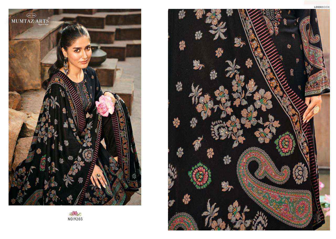 Mumtaz Arts Naqush Fancy Pashmina Salwar Suit Wholesale price ( 6 pcs catalog )