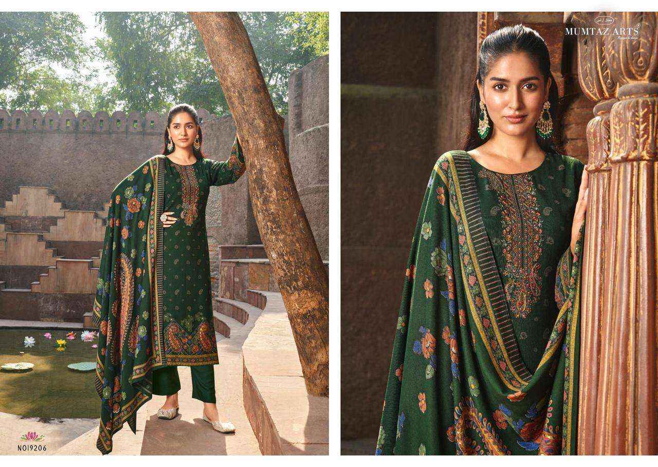 Mumtaz Arts Naqush Fancy Pashmina Salwar Suit Wholesale price ( 6 pcs catalog )