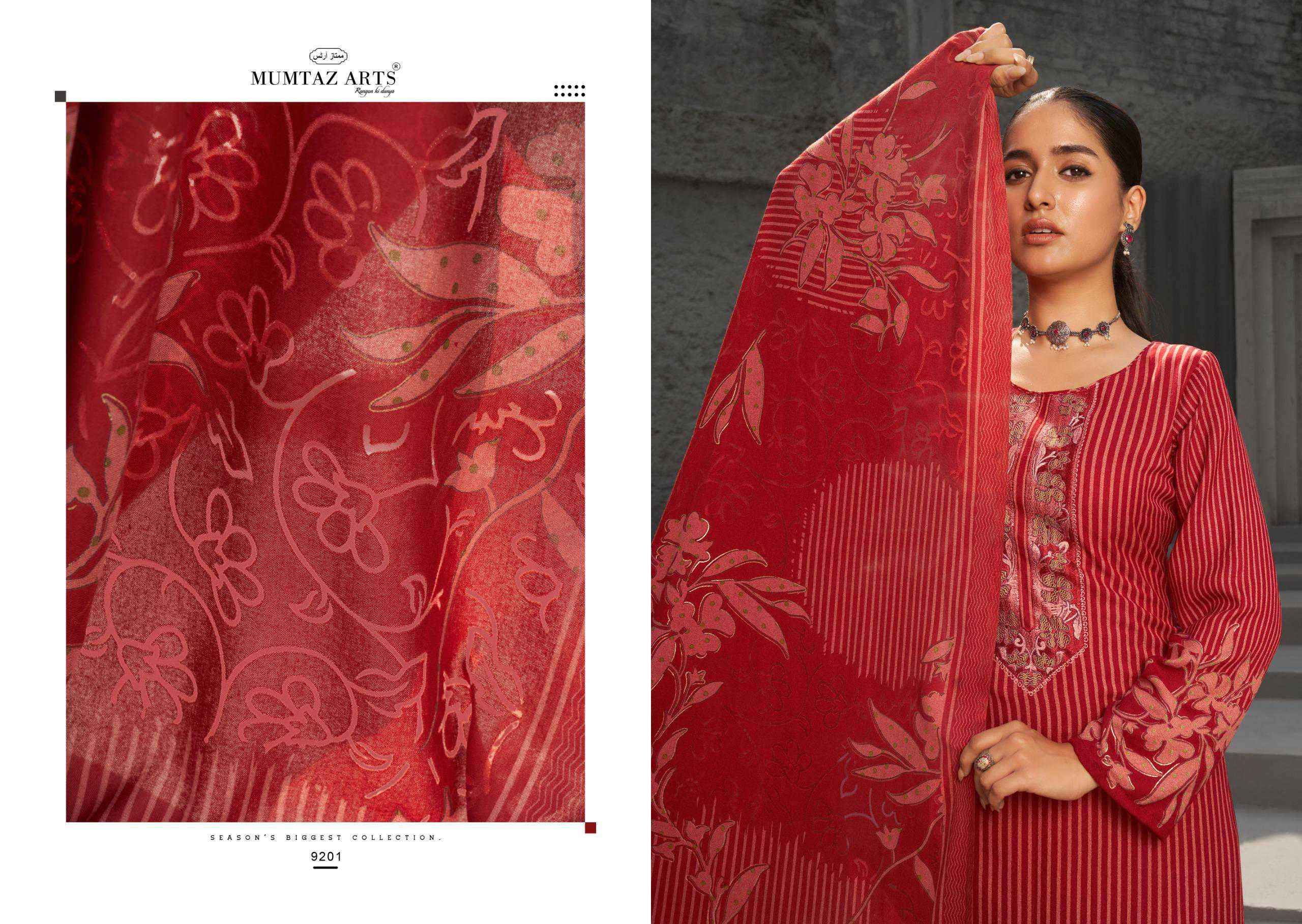 Mumtaz Arts Zohra Fancy Pashmina suits Winter Collection wholesale price ( 4 pcs catalog )