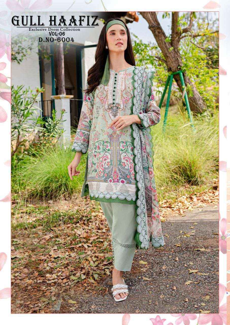 NAND GOPAL GULL HAAFIZ VOL 6 COTTON DRESS MATERIAL ( 6 pcs catalog )