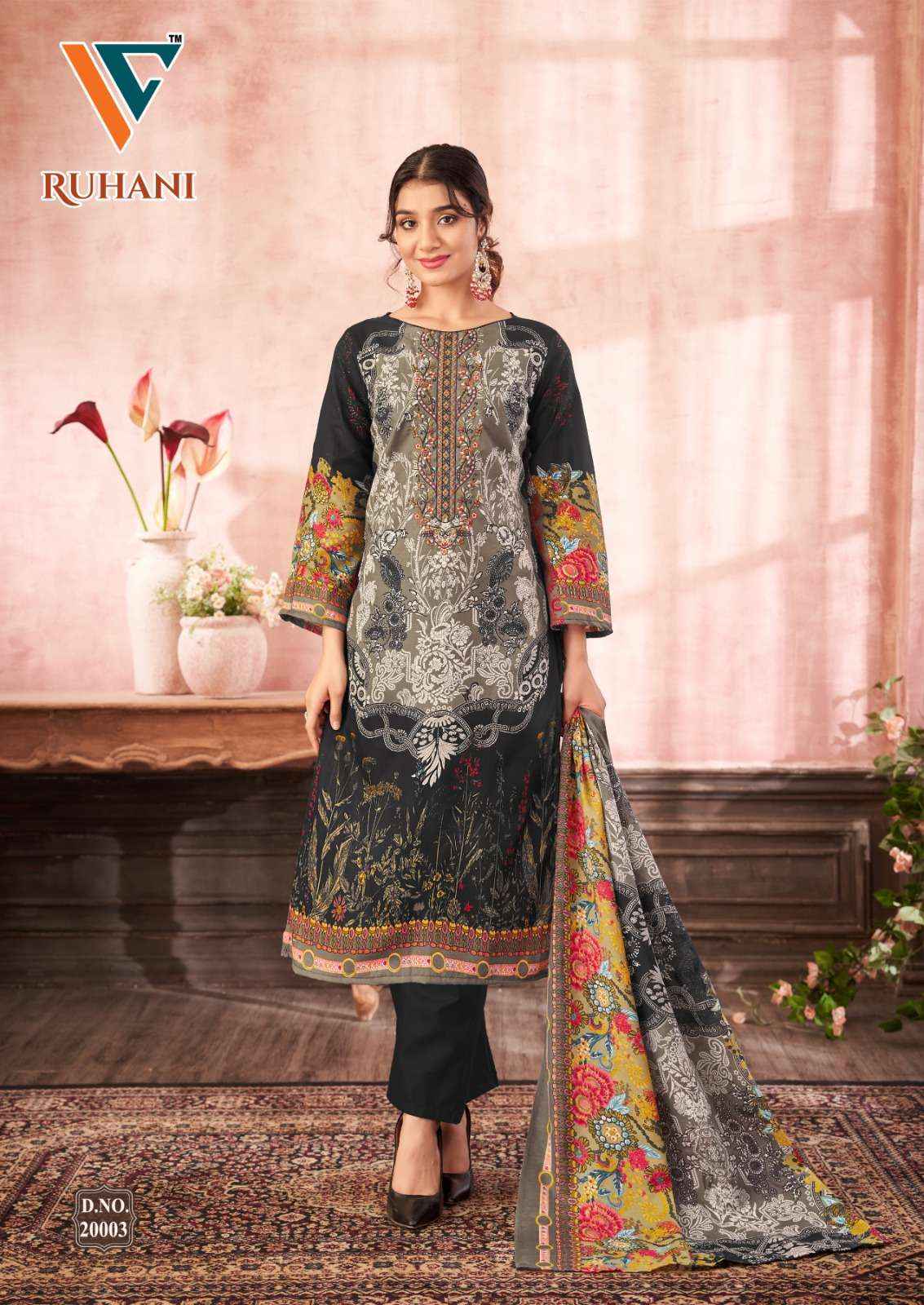 VANDANA‎ CREATION RUHANI‎ VOL 20 COTTON DIGITAL PRINTS SALWAR SUIT ( 8 PCS CATALOG )