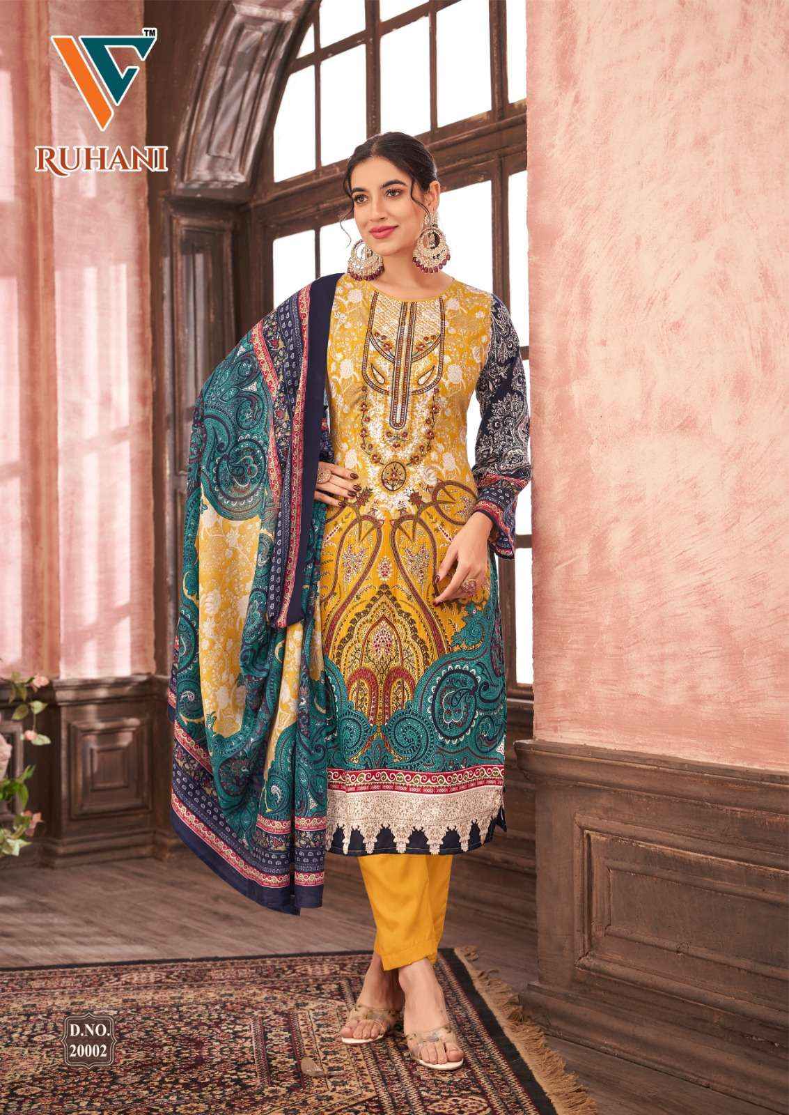 VANDANA‎ CREATION RUHANI‎ VOL 20 COTTON DIGITAL PRINTS SALWAR SUIT ( 8 PCS CATALOG )