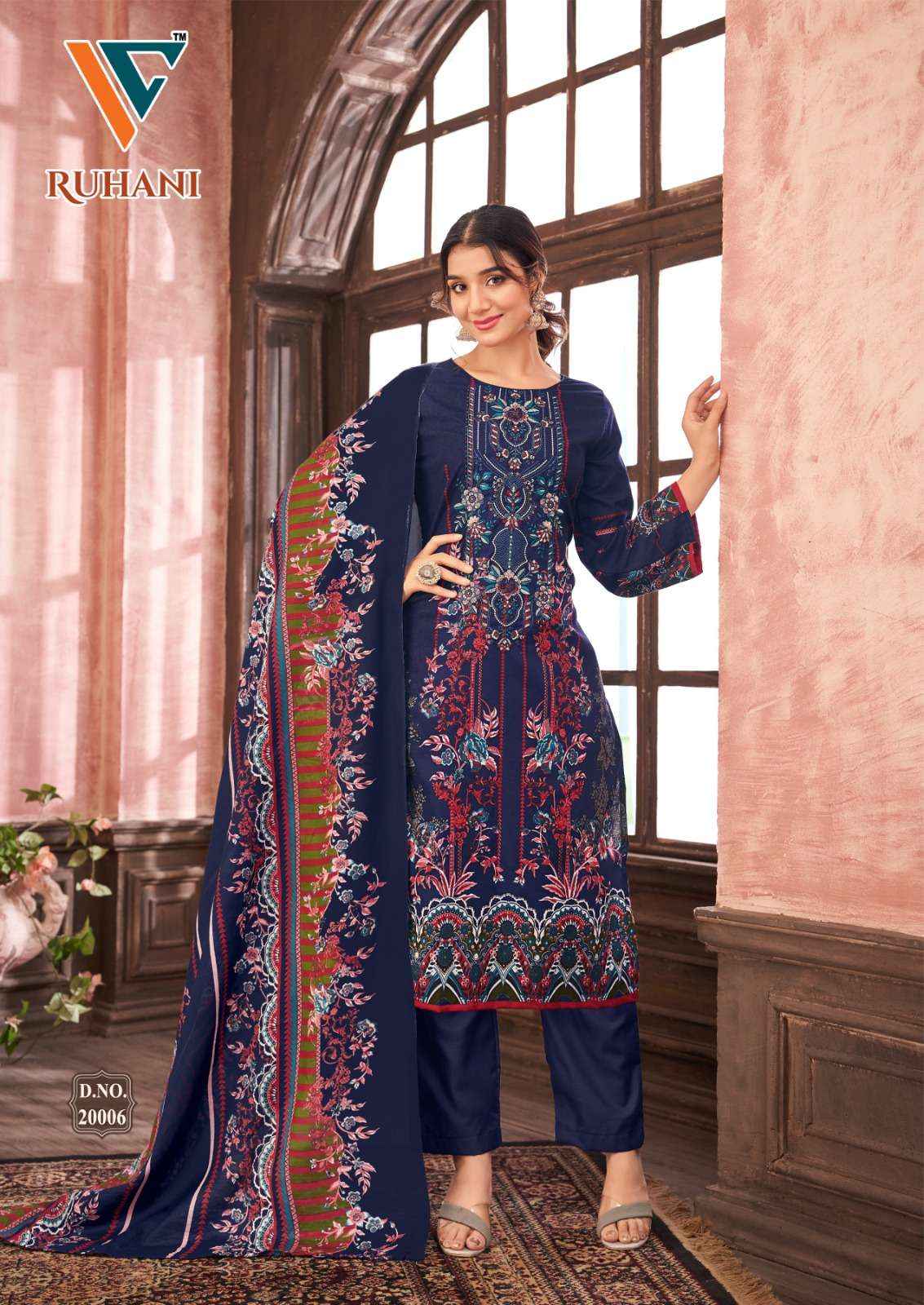 VANDANA‎ CREATION RUHANI‎ VOL 20 COTTON DIGITAL PRINTS SALWAR SUIT ( 8 PCS CATALOG )