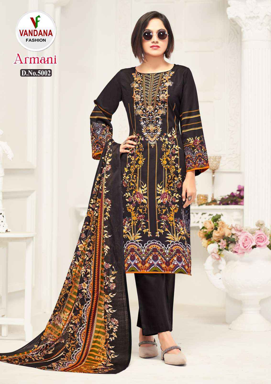 VANDANA FASHION ARMANI VOL 5 DRESS MATERIAL ( 8 PCS CATALOG )