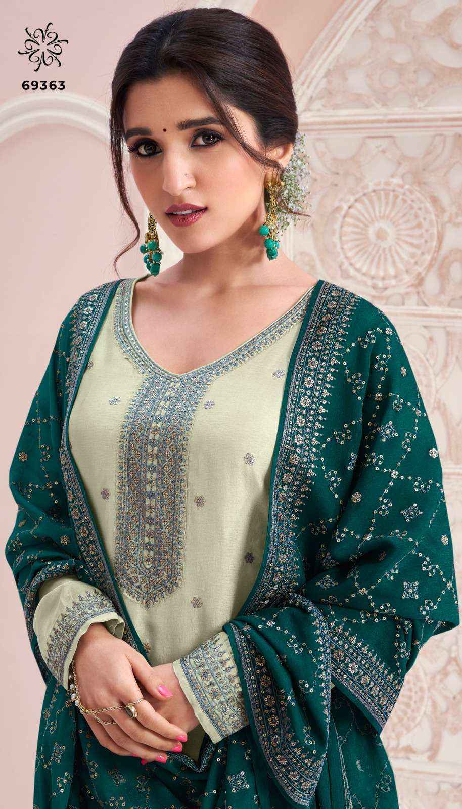 Vinay Fashion Kuleesh Siya Straight Style Designer Silk Suit wholesale price ( 6 pcs catalog )