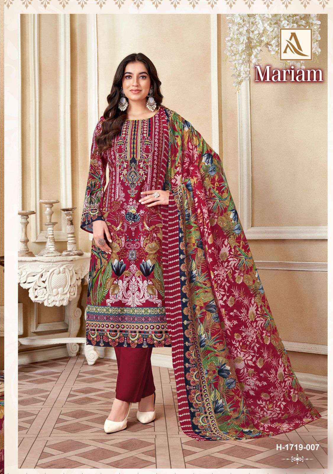 Alok Mariam Viscouse Rayon Dress Material Wholesale Price ( 8 Pcs Catalog )