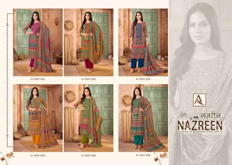 Alok Suit Nazreen Viscose Pashmina Dress Material ( 6 Pcs Catalog )