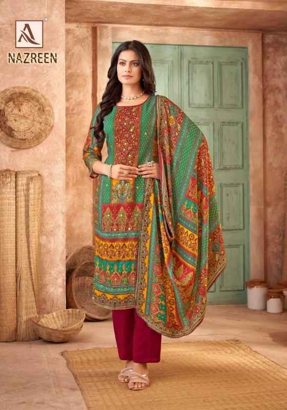 Alok Suit Nazreen Viscose Pashmina Dress Material ( 6 Pcs Catalog )