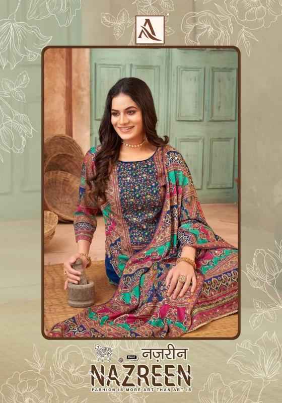 Alok Suit Nazreen Viscose Pashmina Dress Material ( 6 Pcs Catalog )