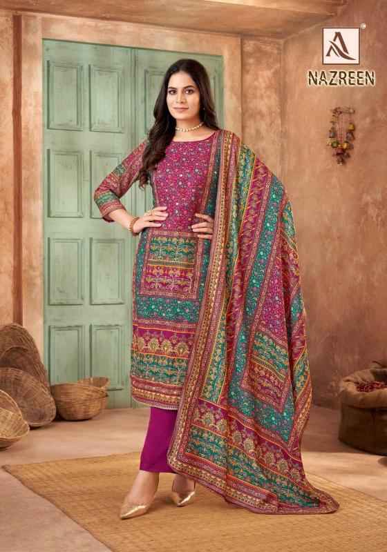 Alok Suit Nazreen Viscose Pashmina Dress Material ( 6 Pcs Catalog )