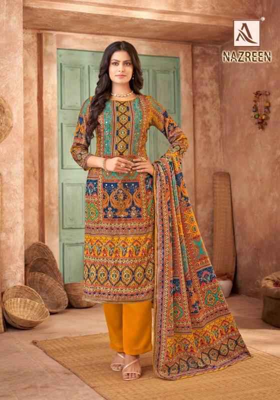 Alok Suit Nazreen Viscose Pashmina Dress Material ( 6 Pcs Catalog )