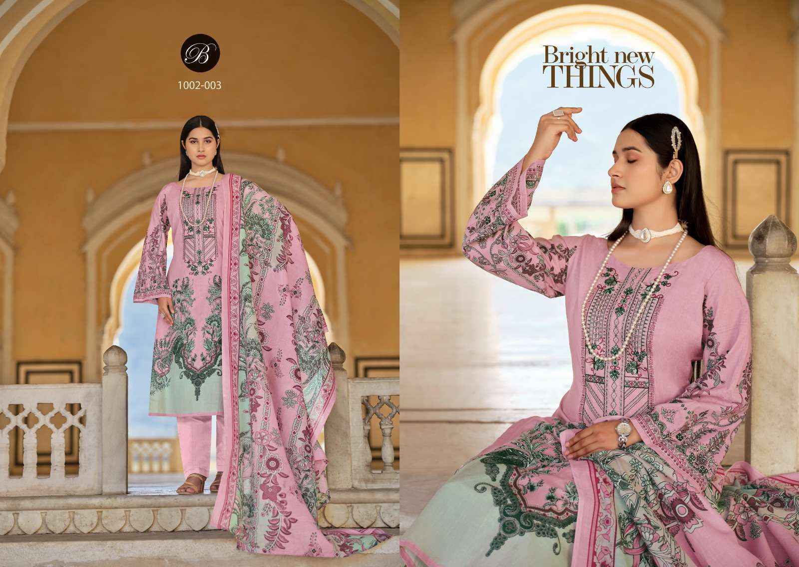 Belliza Designer Naira Vol-82 Cotton Dress Material ( 8 pcs Catalogeue )