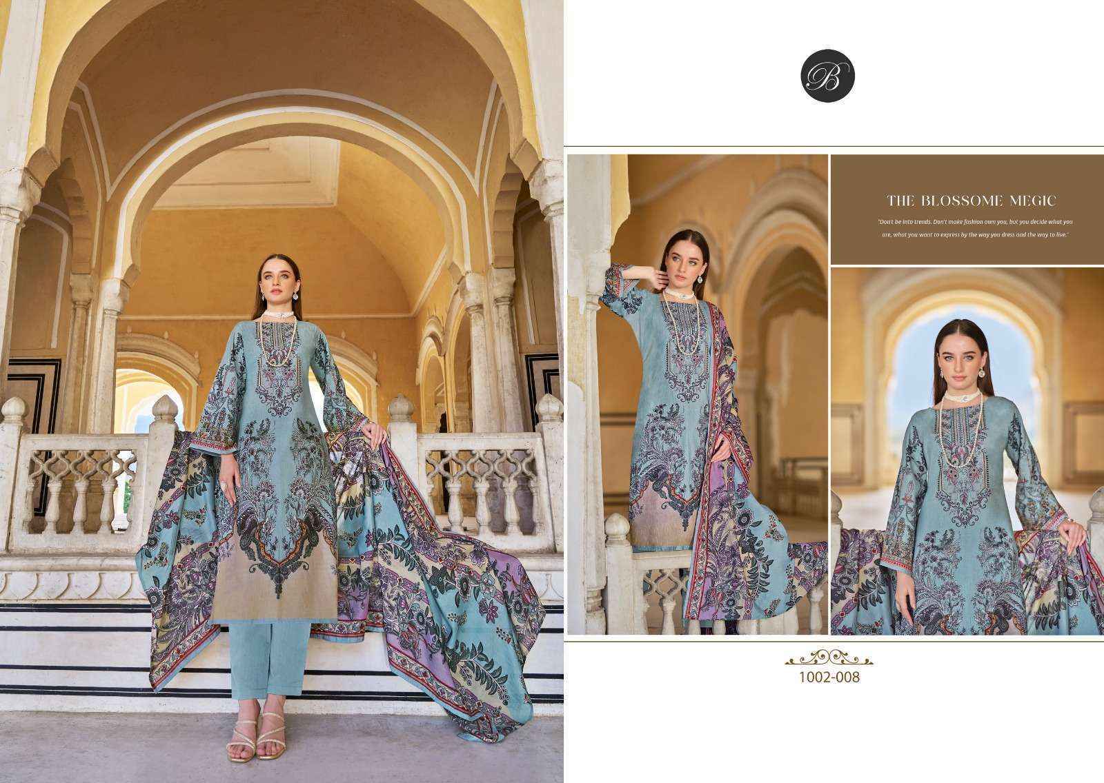 Belliza Designer Naira Vol-82 Cotton Dress Material ( 8 pcs Catalogeue )