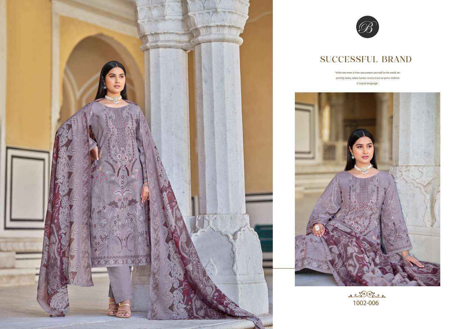 Belliza Designer Naira Vol-82 Cotton Dress Material ( 8 pcs Catalogeue )