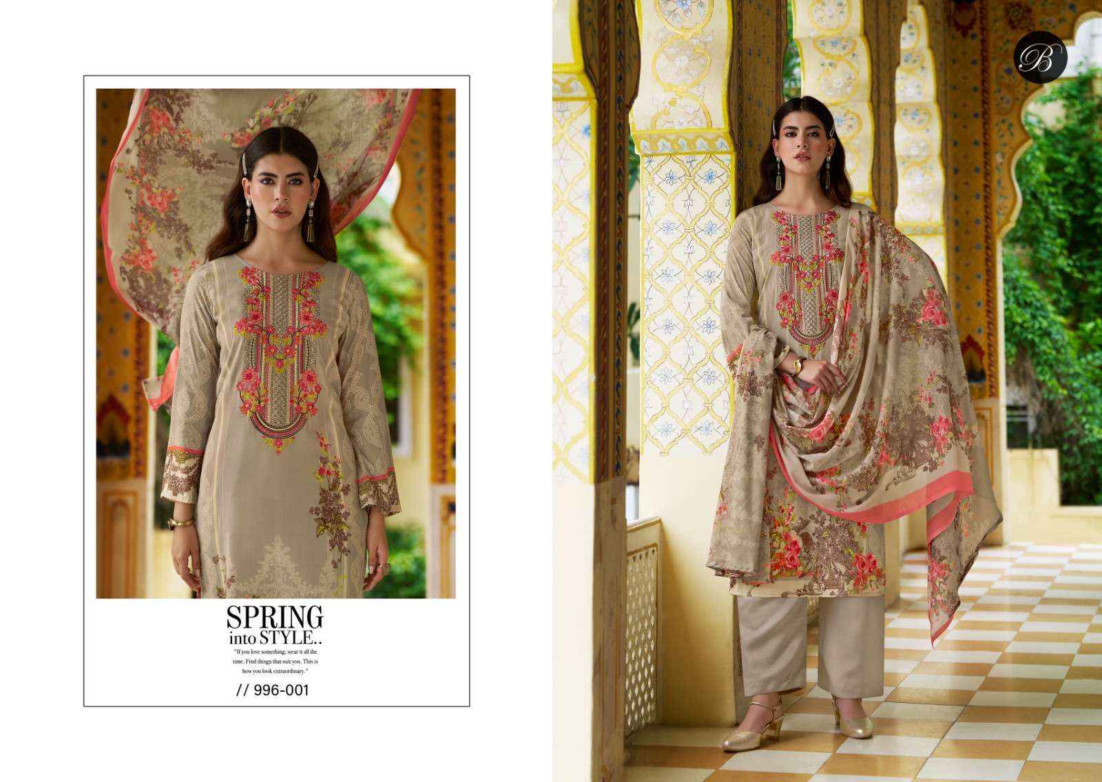 BELLIZA DESIGNER STUDIO RIWAYAT VOL 7 WHOLESALE RAYON DRESS MATERIAL ( 8 PCS CATALOG )