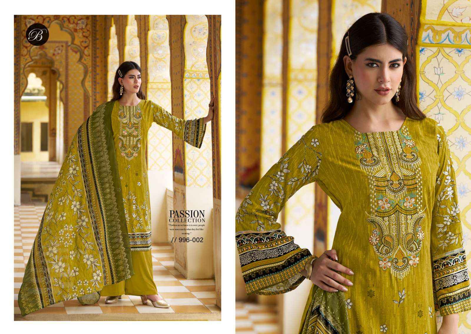 BELLIZA DESIGNER STUDIO RIWAYAT VOL 7 WHOLESALE RAYON DRESS MATERIAL ( 8 PCS CATALOG )