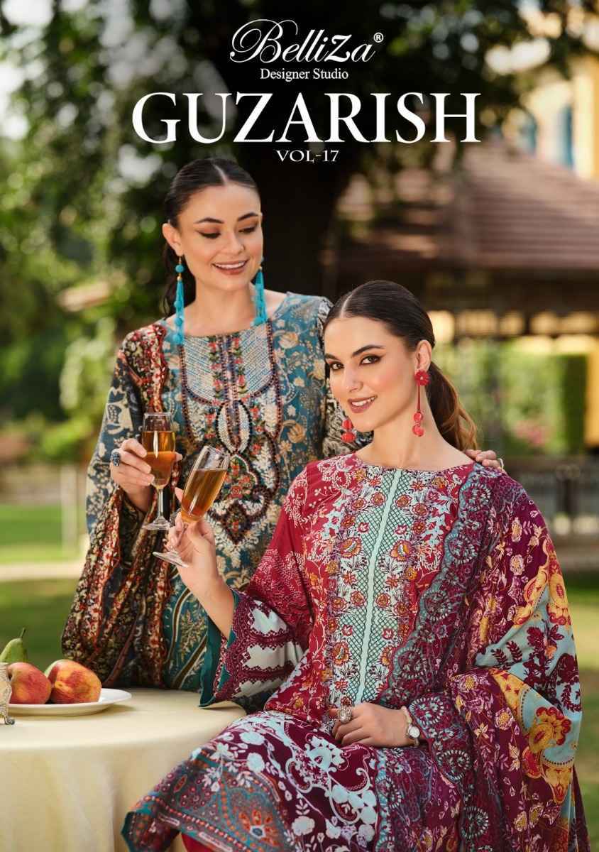 Belliza Guzarish Vol 17 Cotton Dress Material Wholesale Price ( 8 Pcs Catalog)