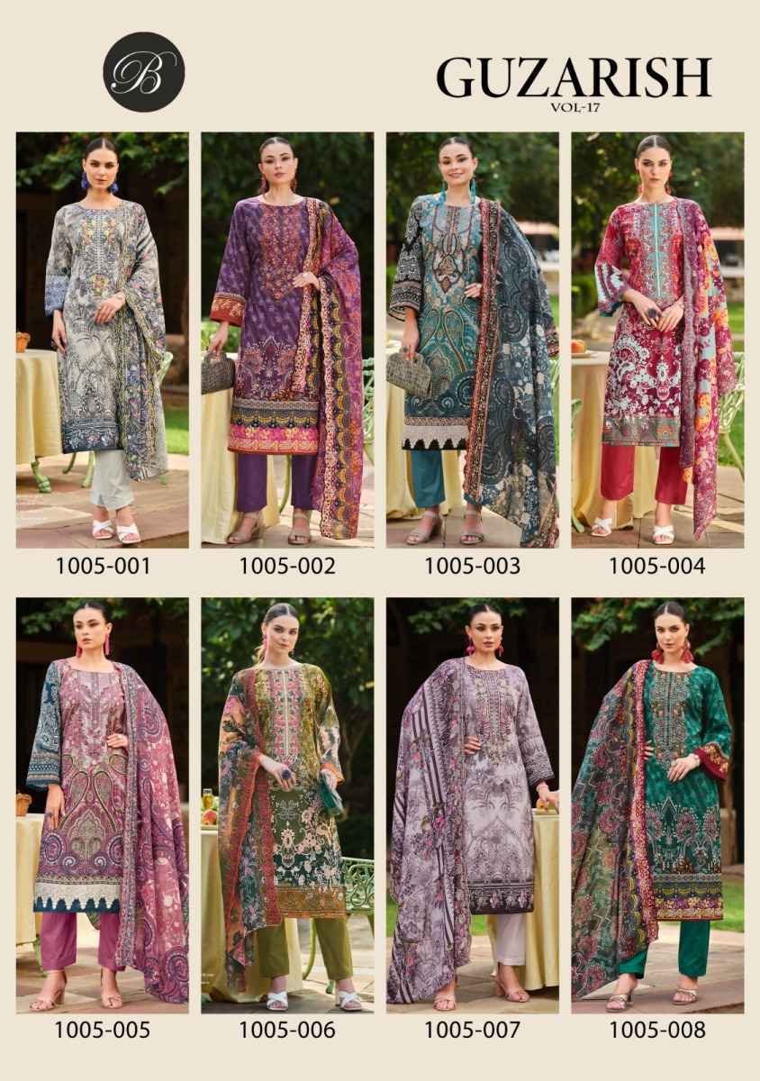 Belliza Guzarish Vol 17 Cotton Dress Material Wholesale Price ( 8 Pcs Catalog)