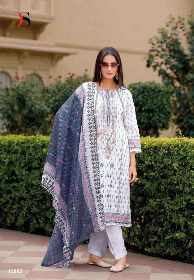 Deepsy Bin Saeed Vol 12 Cotton Dress Material Wholesale Price ( 6 Pcs Catalog )