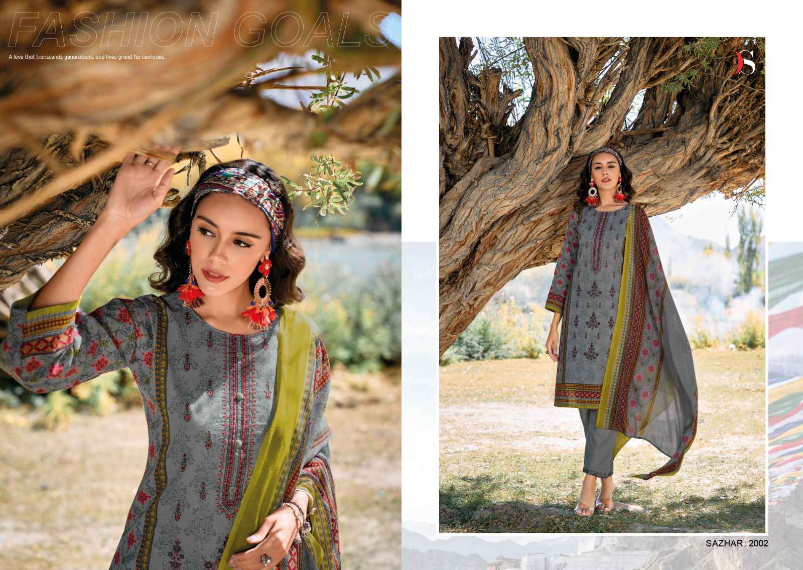 Deepsy Sazhar Vol 2 Wholesale Pure Pashmina Salwar Kameez ( 8 Pcs Catalog )