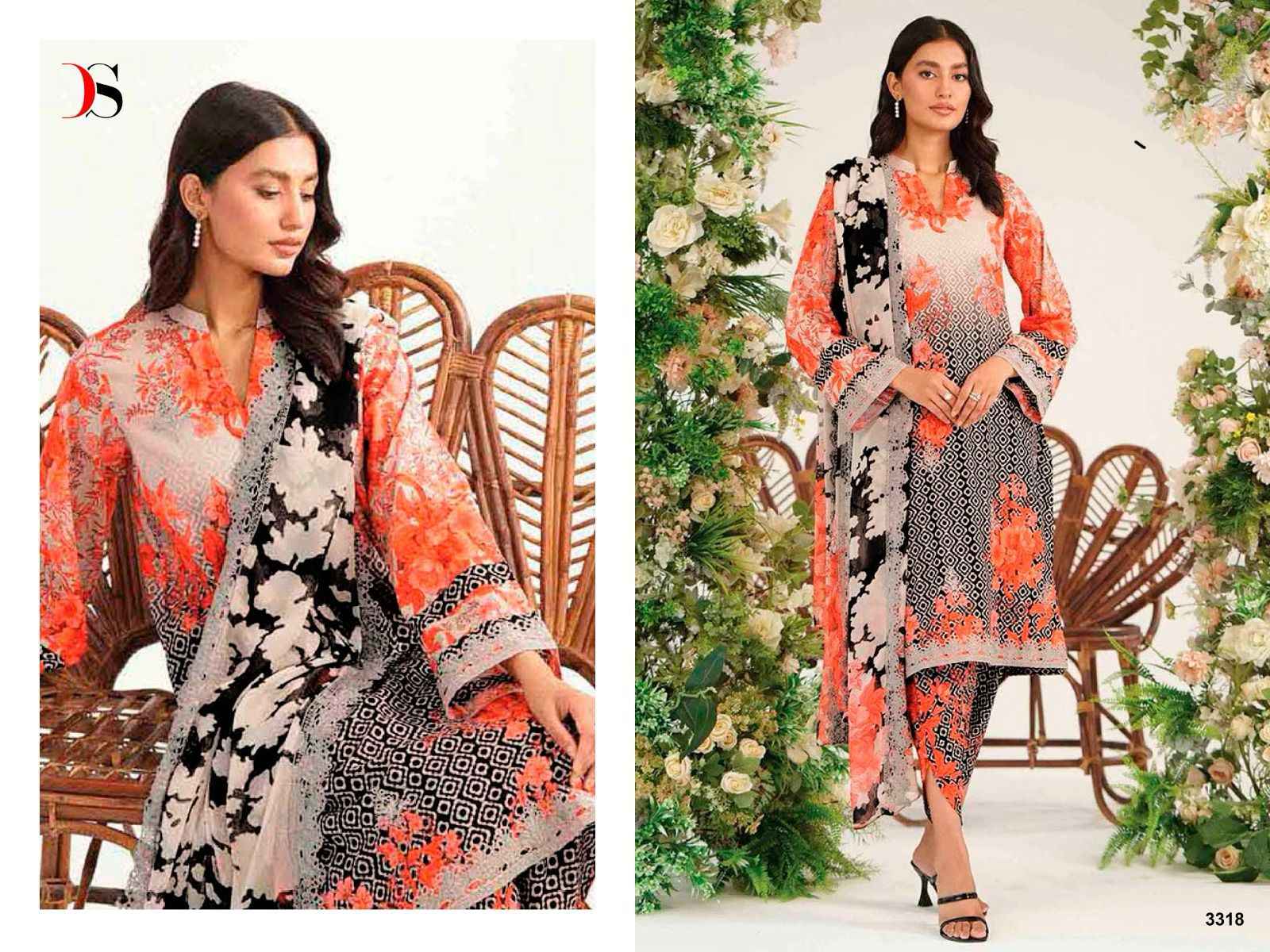 Deepsy Suits Charizma Rang-e-Bahar Pashmina Dress Material ( 8 pcs catalog )