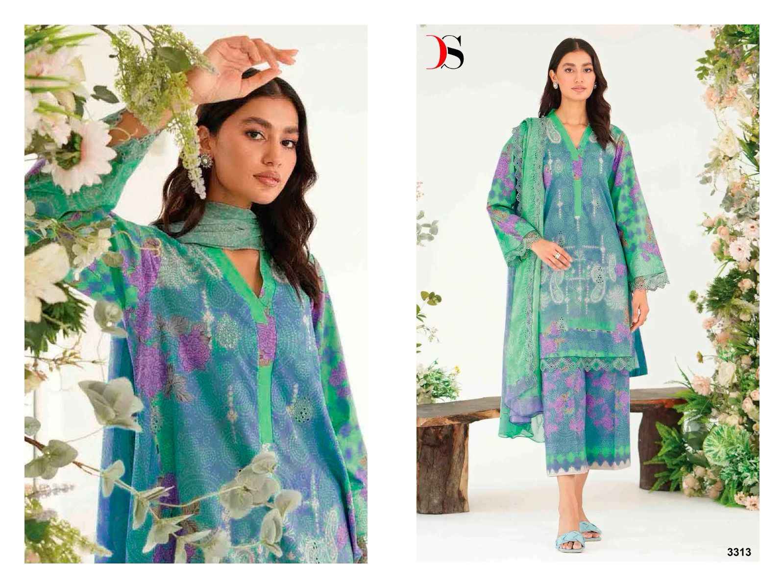 Deepsy Suits Charizma Rang-e-Bahar Pashmina Dress Material ( 8 pcs catalog )