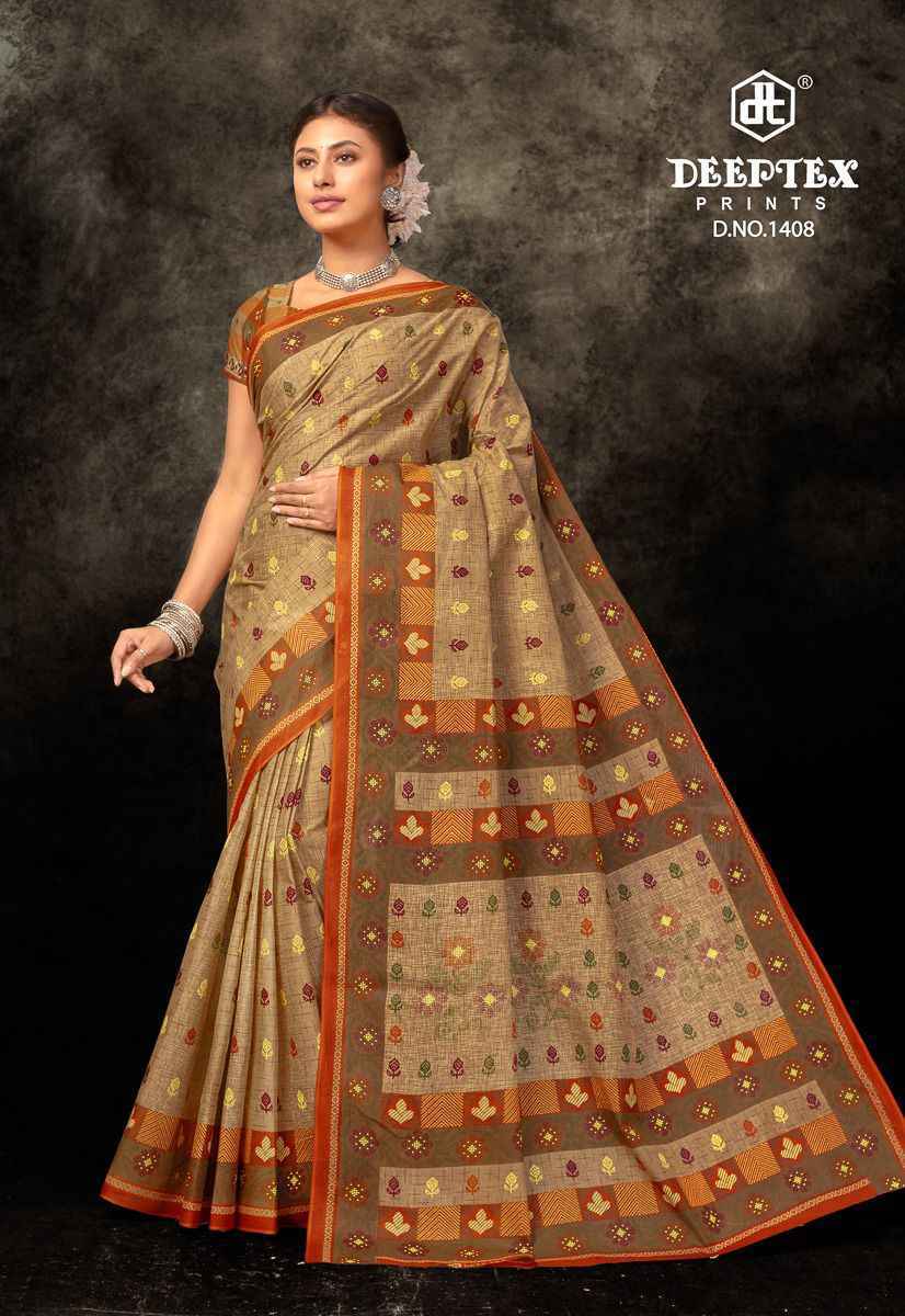 Deeptex Prime Time Vol 14 Cotton Saree Wholesale Price ( 10 pcs catalog )