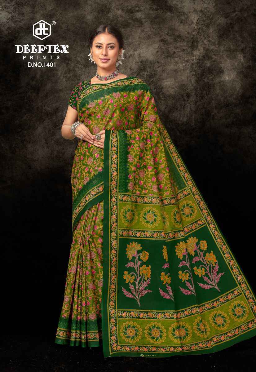 Deeptex Prime Time Vol 14 Cotton Saree Wholesale Price ( 10 pcs catalog )