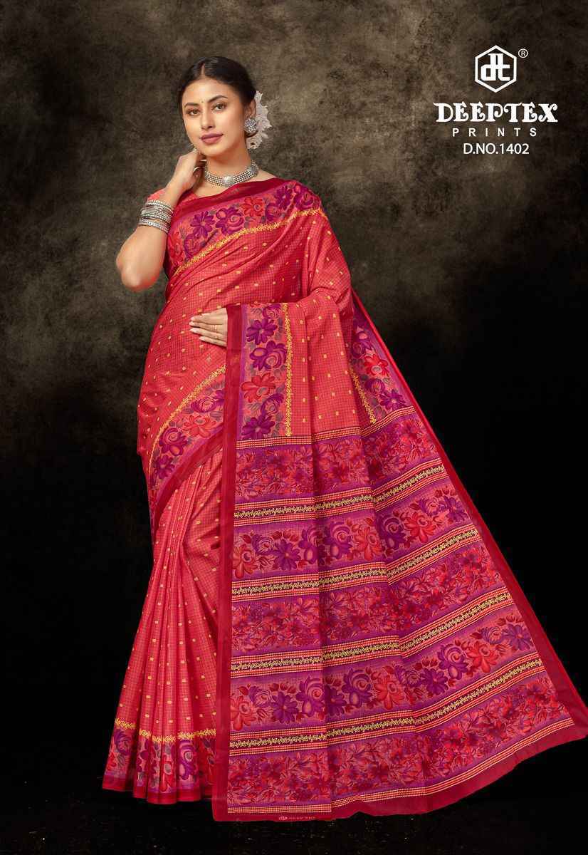 Deeptex Prime Time Vol 14 Cotton Saree Wholesale Price ( 10 pcs catalog )