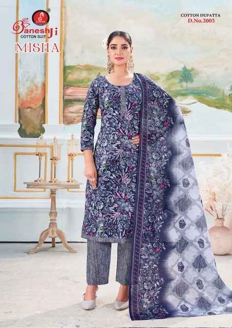 Ganesh Ji Misha Vol 2 Cotton Dress Material Wholesale Price ( 10 Pcs Catalog )