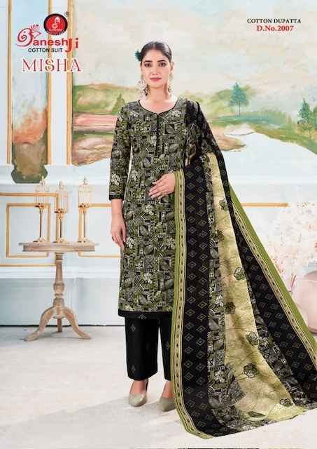 Ganesh Ji Misha Vol 2 Cotton Dress Material Wholesale Price ( 10 Pcs Catalog )