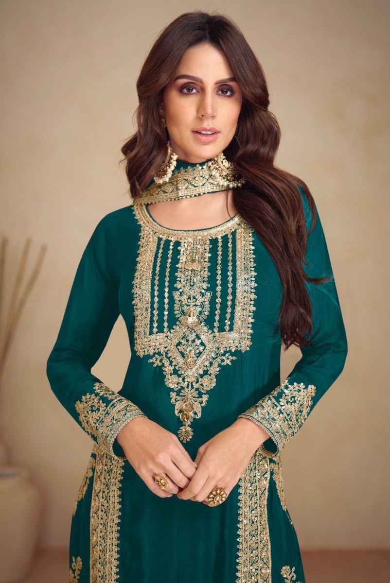 Gulkayra Designer Apsara Vol 3 Readymade Chinon Dress Material Wholesale Price ( 5 Pcs Catalog )