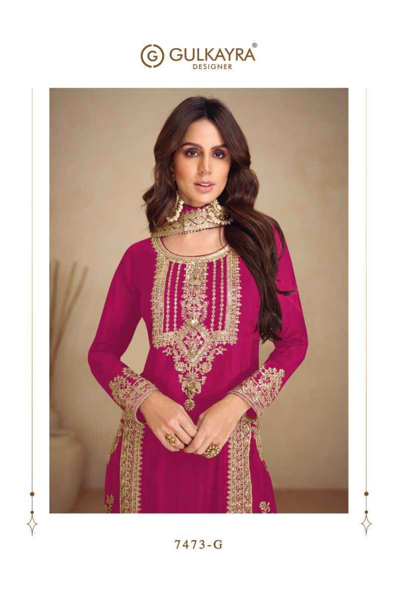 Gulkayra Designer Apsara Vol 3 Readymade Chinon Dress Material Wholesale Price ( 5 Pcs Catalog )