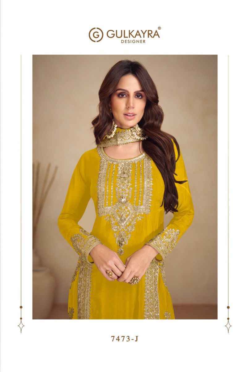 Gulkayra Designer Apsara Vol 3 Readymade Chinon Dress Material Wholesale Price ( 5 Pcs Catalog )