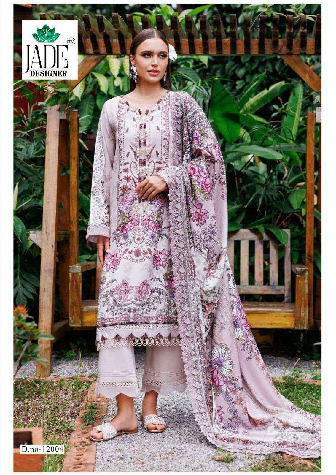 Jade Crimson Exclusive Heavy Lawn Collection Vol 12 Cotton Dress Material Wholesale Price ( 6 Pcs Catalog )