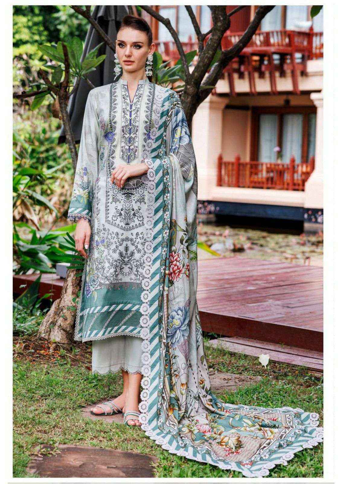 Jade Crimson Exclusive Heavy Lawn Collection Vol 12 Cotton Dress Material Wholesale Price ( 6 Pcs Catalog )