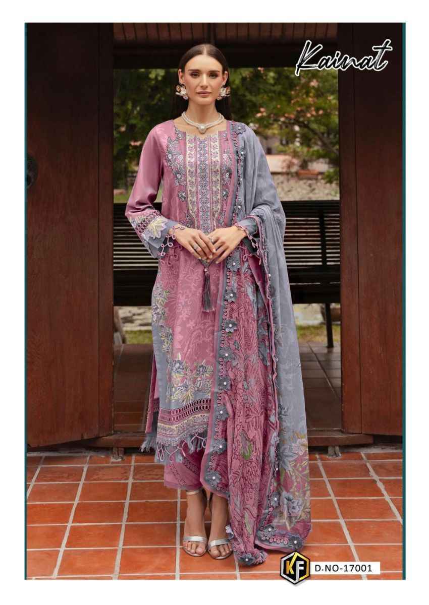 Keval Fab Kainat Vol 17 Lawn Cotton Dress Material Wholesale Price ( 6 Pcs Catalog )