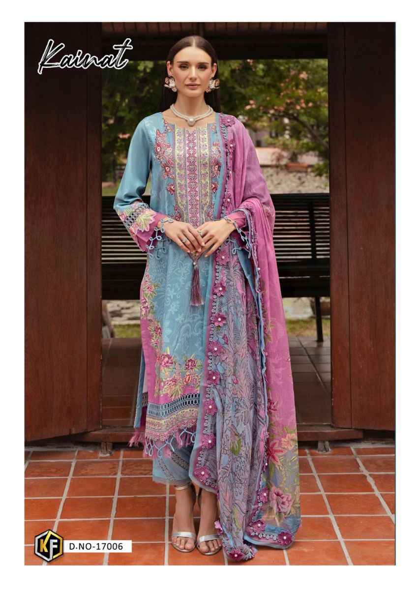 Keval Fab Kainat Vol 17 Lawn Cotton Dress Material Wholesale Price ( 6 Pcs Catalog )