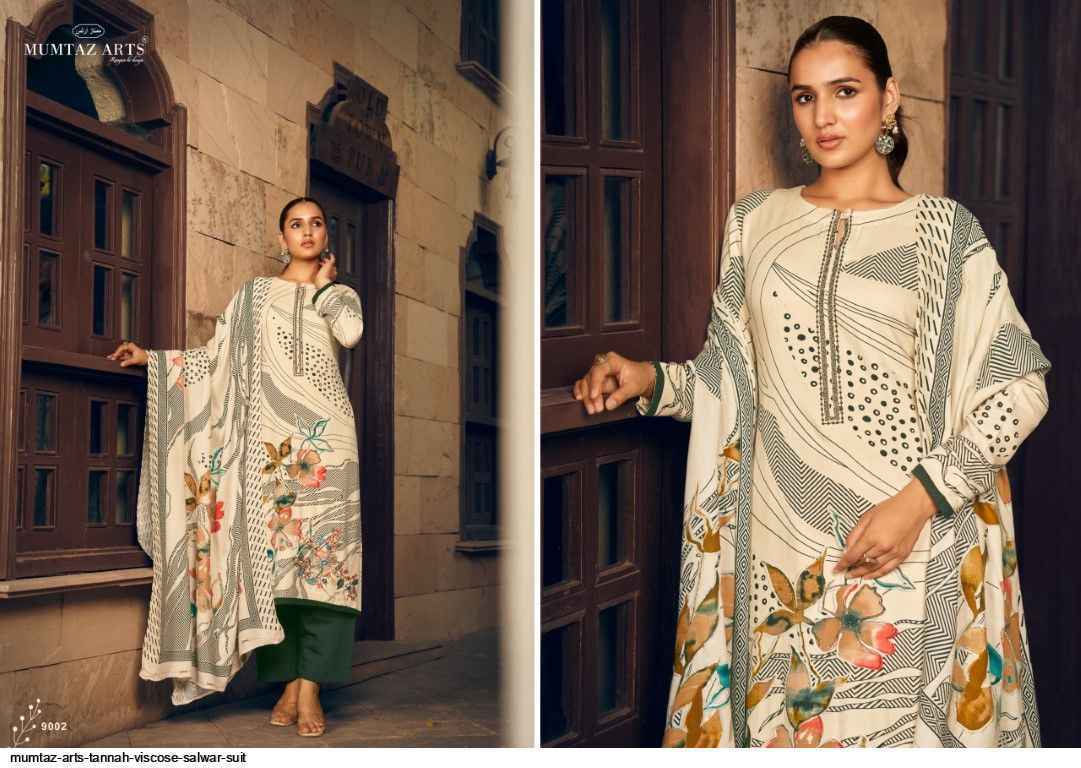 Mumtaz Arts Tannah Viscouse Pashmina Dress Material Wholesale Price ( 4 Pcs Catalog )