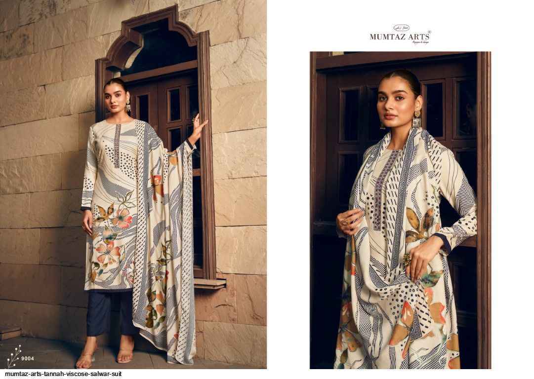 Mumtaz Arts Tannah Viscouse Pashmina Dress Material Wholesale Price ( 4 Pcs Catalog )